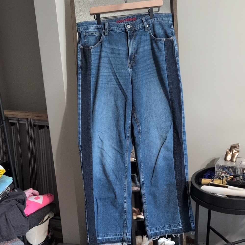 Lucky Brand Wide Leg Blue Jeans